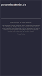 Mobile Screenshot of powerbatterie.de